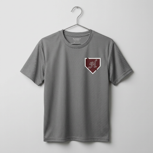 HAMILTON BASEBALL FAN TEE - Grey