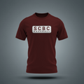 SCBC BASEBALL TEE - DARK MAROON