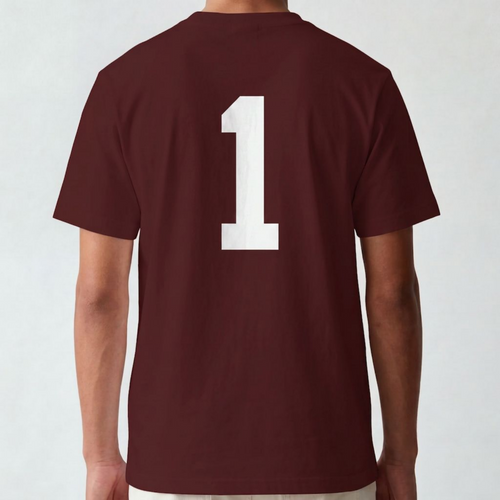 SCBC BASEBALL TEE - DARK MAROON